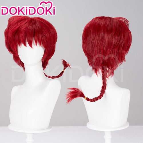 【Ready For Ship】DokiDoki Anime Ranma Nibun-no-Ichi Cosplay Ranma Wig Red Ranma1/2