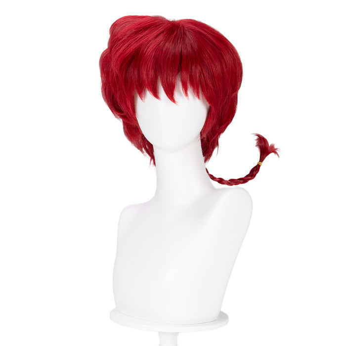 【Ready For Ship】DokiDoki Anime Ranma Nibun-no-Ichi Cosplay Ranma Wig Red Ranma1/2