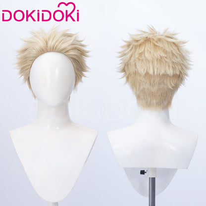 【Ready For Ship】DokiDoki Anime The Fragrant Flower Blooms with Dignity Cosplay Tsumugi Rintaro Wig Short Blonde Hair