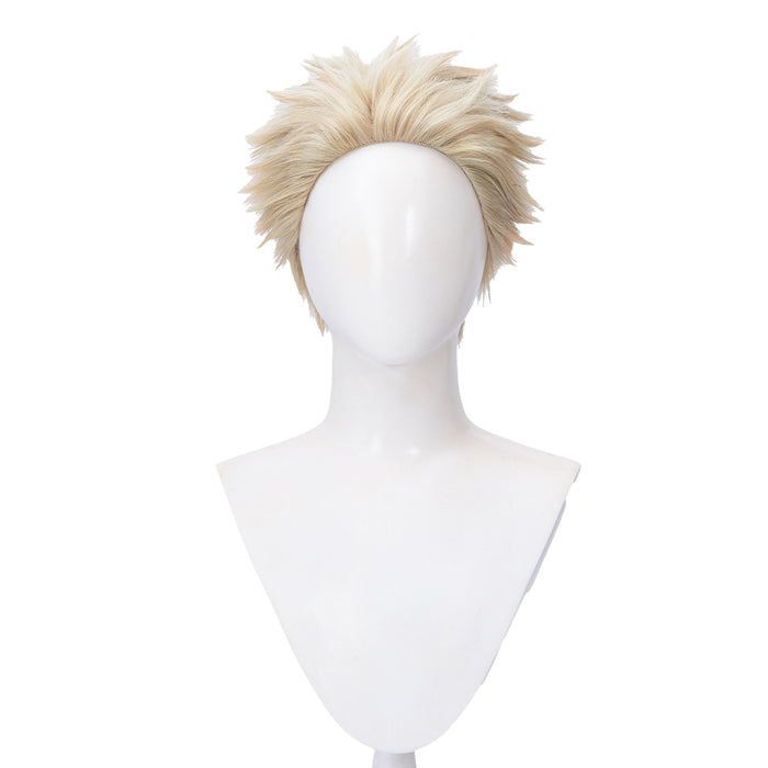 【Ready For Ship】DokiDoki Anime The Fragrant Flower Blooms with Dignity Cosplay Tsumugi Rintaro Wig Short Blonde Hair