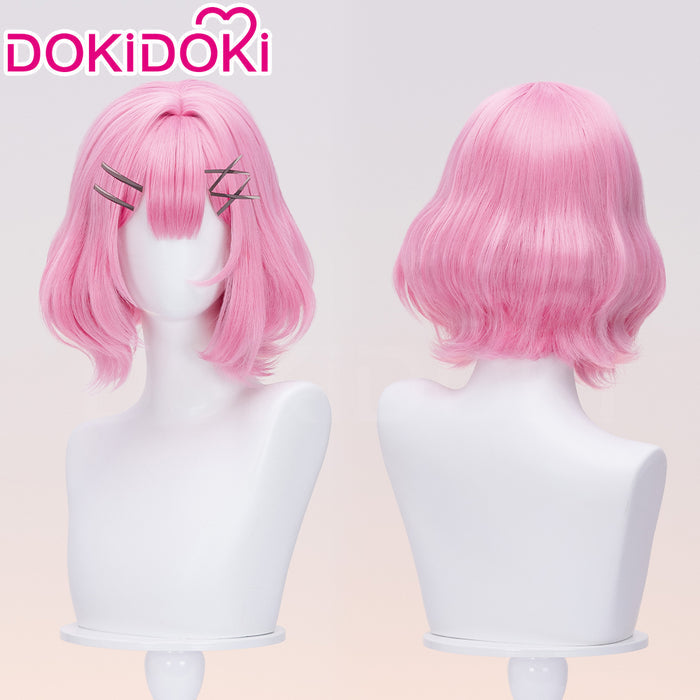 【Ready For Ship】DokiDoki Anime There's No Freaking Way I'll be Your Lover! Unless... Cosplay Renako Amaori Wig Pink Short