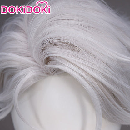 【Ready For Ship】DokiDoki Anime TO BE HERO X Cosplay NICE Wig Short Curly Silver Hair