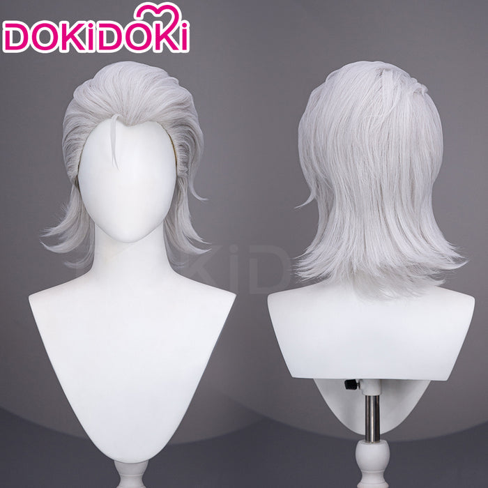 【Ready For Ship】DokiDoki Anime TO BE HERO X Cosplay X Wig Short Curly Silver Hair
