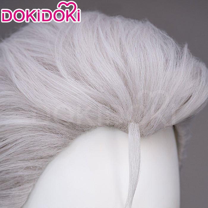 【Ready For Ship】DokiDoki Anime TO BE HERO X Cosplay X Wig Short Curly Silver Hair