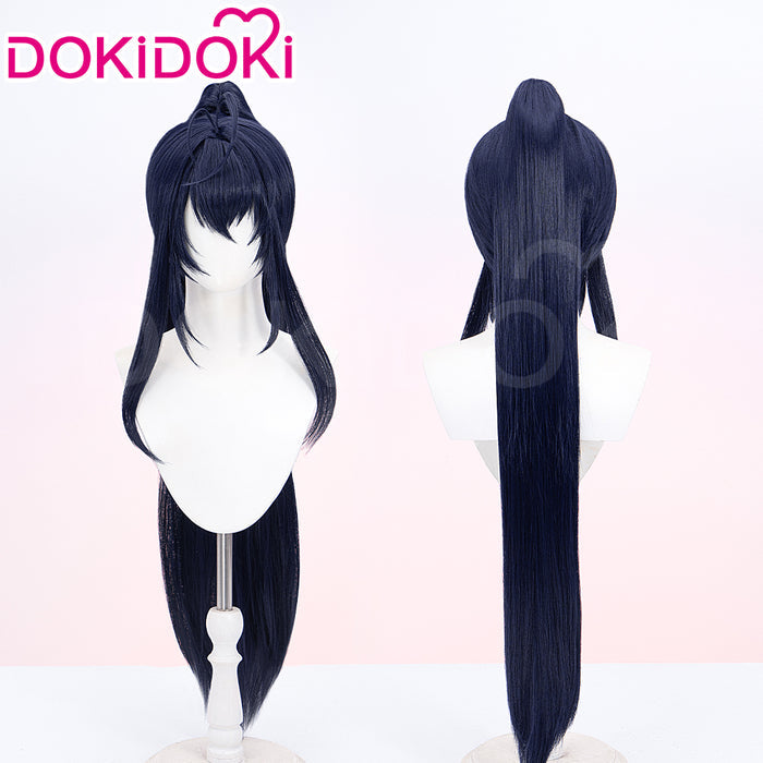 【Ready For Ship】DokiDoki Game Arknights Cosplay Blaze Wig Long Straight Black Hair