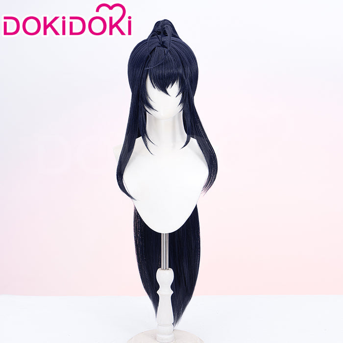 【Ready For Ship】DokiDoki Game Arknights Cosplay Blaze Wig Long Straight Black Hair