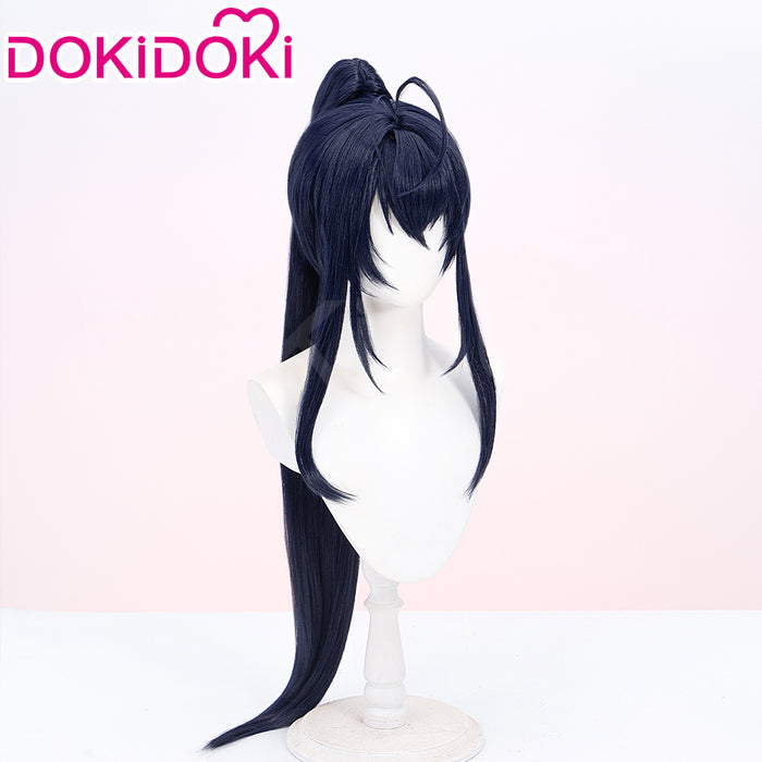【Ready For Ship】DokiDoki Game Arknights Cosplay Blaze Wig Long Straight Black Hair