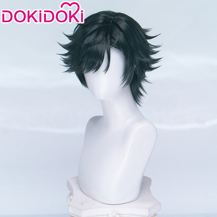 【Ready For Ship】DokiDoki Game Arknights: Endfield Cosplay Endministrator Male Wig Short Black Hair