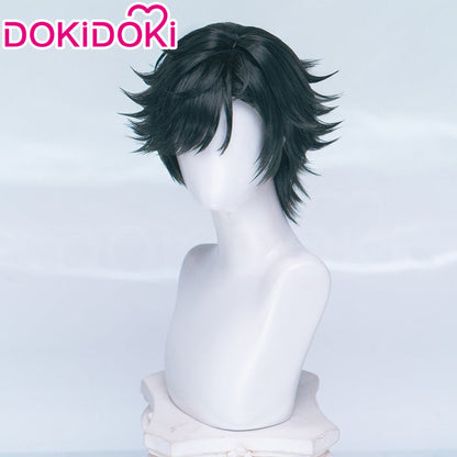 【Ready For Ship】DokiDoki Game Arknights: Endfield Cosplay Endministrator Male Wig Short Black Hair