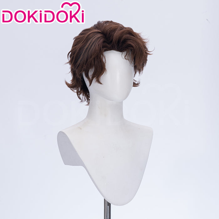 【Ready For Ship】DokiDoki Game Clair Obscur: Expedition 33 Copslay Gustave Wig Short Curly Brown Hair
