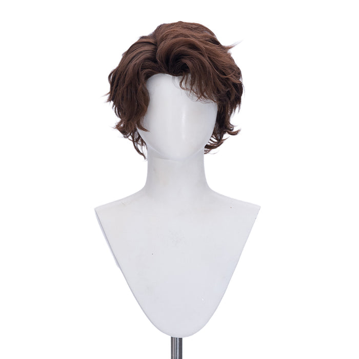 【Ready For Ship】DokiDoki Game Clair Obscur: Expedition 33 Copslay Gustave Wig Short Curly Brown Hair