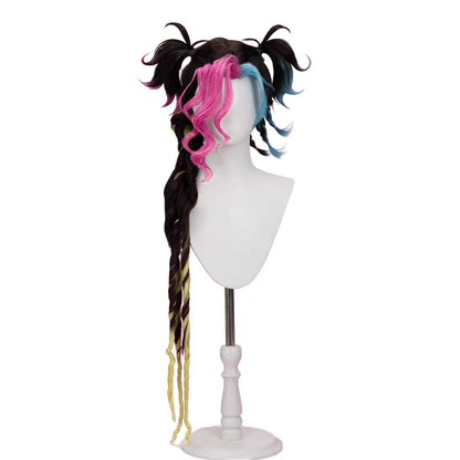 【Ready For Ship】DokiDoki Game Cosplay Lovestruck Wig Long Black Blue Pink Hair Valentine's Day 2025