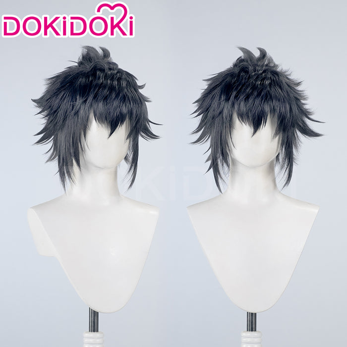 【Ready For Ship】DokiDoki Game Cosplay Nocctis Wig Men Short Black Hair
