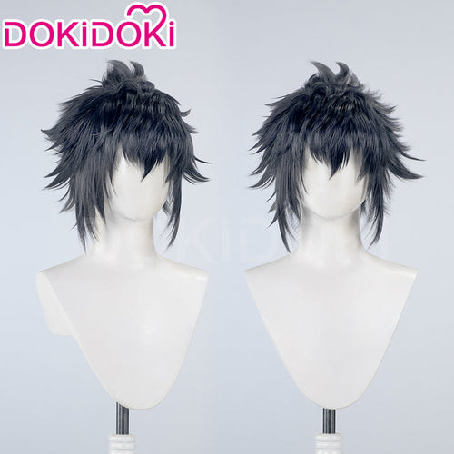 【Ready For Ship】DokiDoki Game Cosplay Nocctis Wig Men Short Black Hair