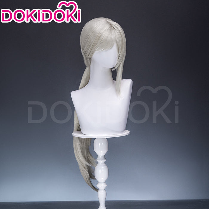 【Ready For Ship】DokiDoki Game Cosplay Wig Long Silver Hair