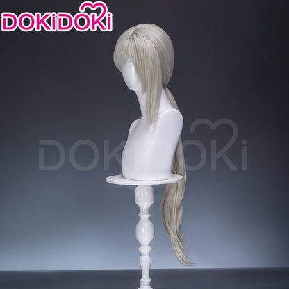 【Ready For Ship】DokiDoki Game Cosplay Wig Long Silver Hair