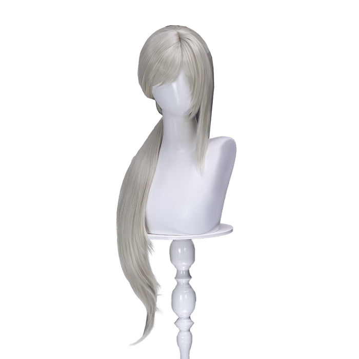 【Ready For Ship】DokiDoki Game Cosplay Wig Long Silver Hair
