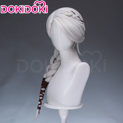 【Ready For Ship】DokiDoki Game Cosplay Wig White Long Hair Female