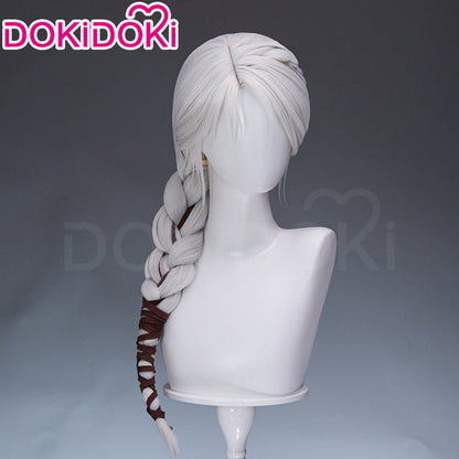【Ready For Ship】DokiDoki Game Cosplay Wig White Long Hair Female