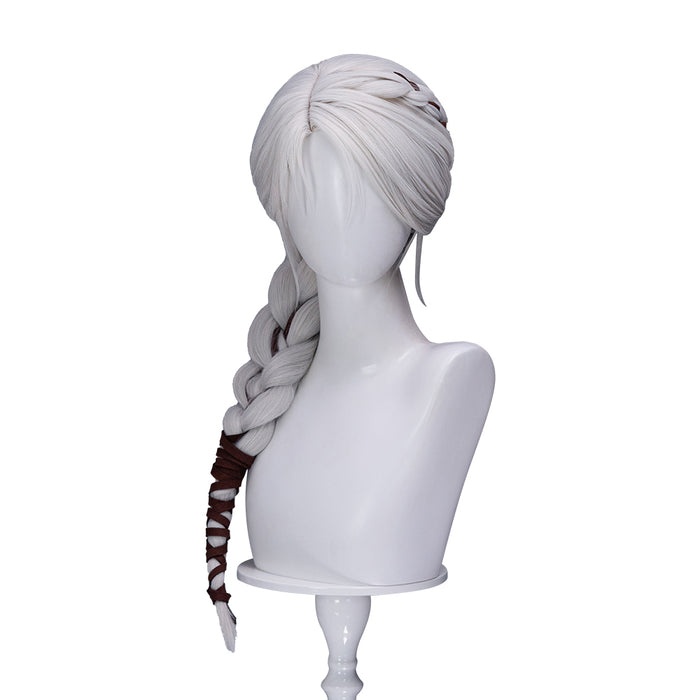 【Ready For Ship】DokiDoki Game Cosplay Wig White Long Hair Female