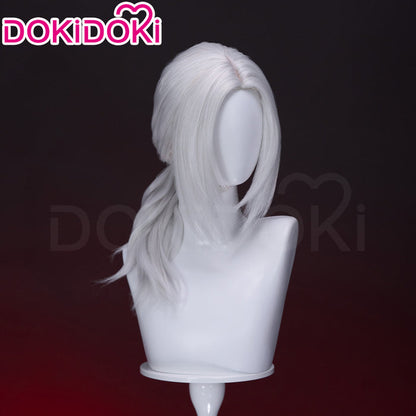 【Ready For Ship】DokiDoki Game Cosplay Wig White Long Straight Hair