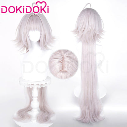 【Ready For Ship】DokiDoki Game Fate/stay night Cosplay Alter Saber Wig Long Silver Hair FGO