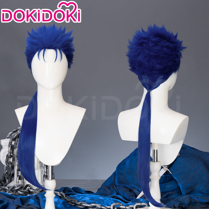 【Ready For Ship】DokiDoki Game Fate/stay night Cosplay Cú Chulainn Wig Long Blue Straight Hair FGO Lancer