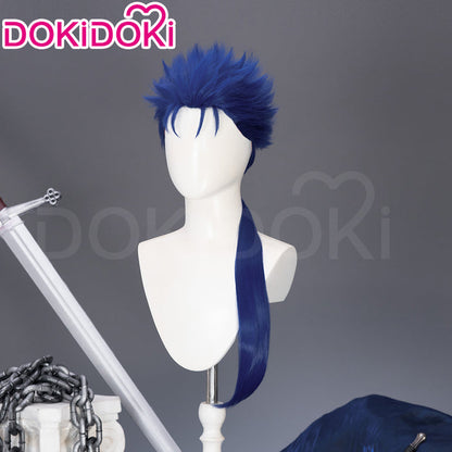 【Ready For Ship】DokiDoki Game Fate/stay night Cosplay Cú Chulainn Wig Long Blue Straight Hair FGO Lancer
