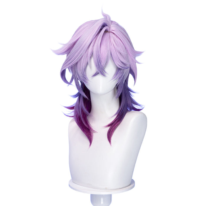 【Ready For Ship】DokiDoki Game Genshin Impact Cosplay Durin Purple Wig Song of the Welkin Moon / Head Accessory