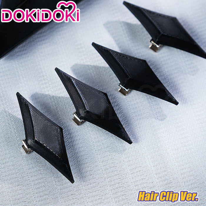 【Ready For Ship】DokiDoki Game Genshin Impact Cosplay Durin Purple Wig Song of the Welkin Moon / Head Accessory