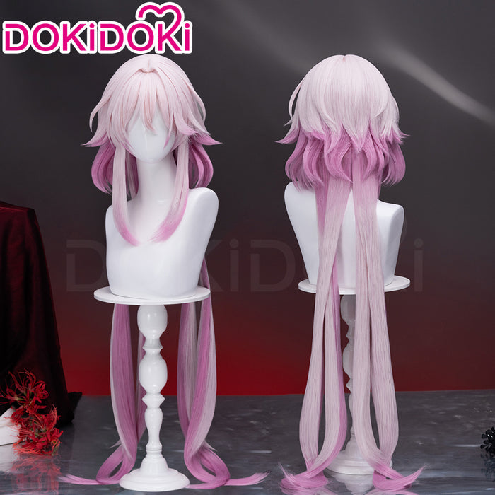 【Ready For Ship】DokiDoki Game Honkai: Star Rail Cosplay Evernight Wig Long Pink March 7th SP
