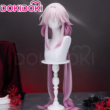 【Ready For Ship】DokiDoki Game Honkai: Star Rail Cosplay Evernight Wig Long Pink March 7th SP