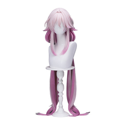 【Ready For Ship】DokiDoki Game Honkai: Star Rail Cosplay Evernight Wig Long Pink March 7th SP