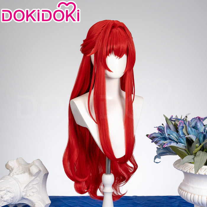 【Ready For Ship】DokiDoki Game Honkai: Star Rail Cosplay Tribios Cosplay Wig Long Red Hair