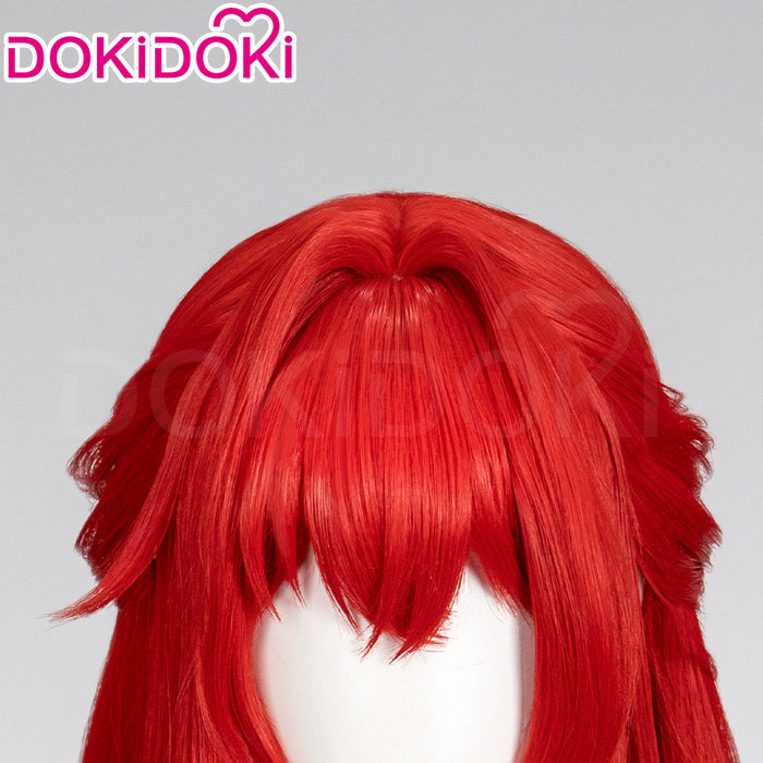 【Ready For Ship】DokiDoki Game Honkai: Star Rail Cosplay Tribios Cosplay Wig Long Red Hair