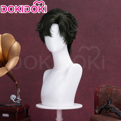 【Ready For Ship】DokiDoki Game Lord of the Mysteries Cosplay Klein Moretti Black Short Curly Wig