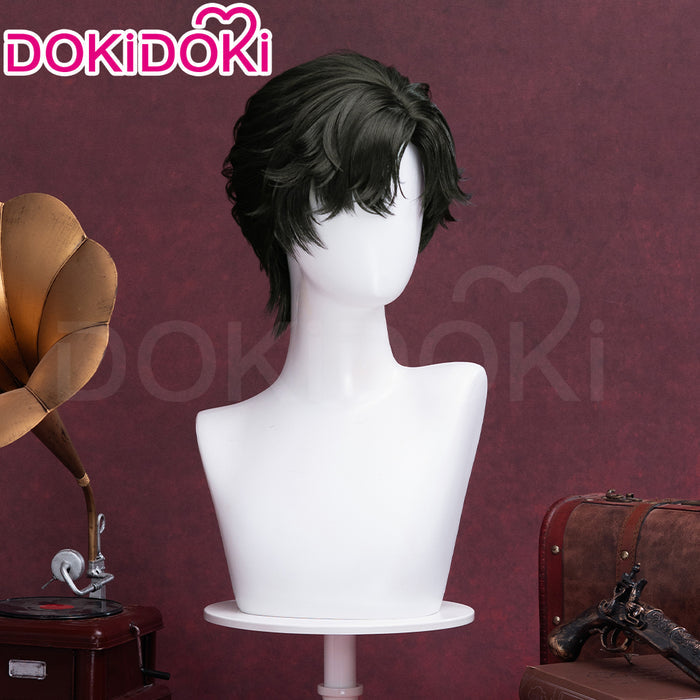 【Ready For Ship】DokiDoki Game Lord of the Mysteries Cosplay Klein Moretti Black Short Curly Wig