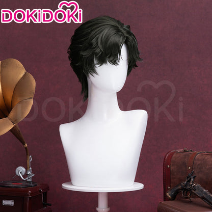 【Ready For Ship】DokiDoki Game Lord of the Mysteries Cosplay Klein Moretti Black Short Curly Wig