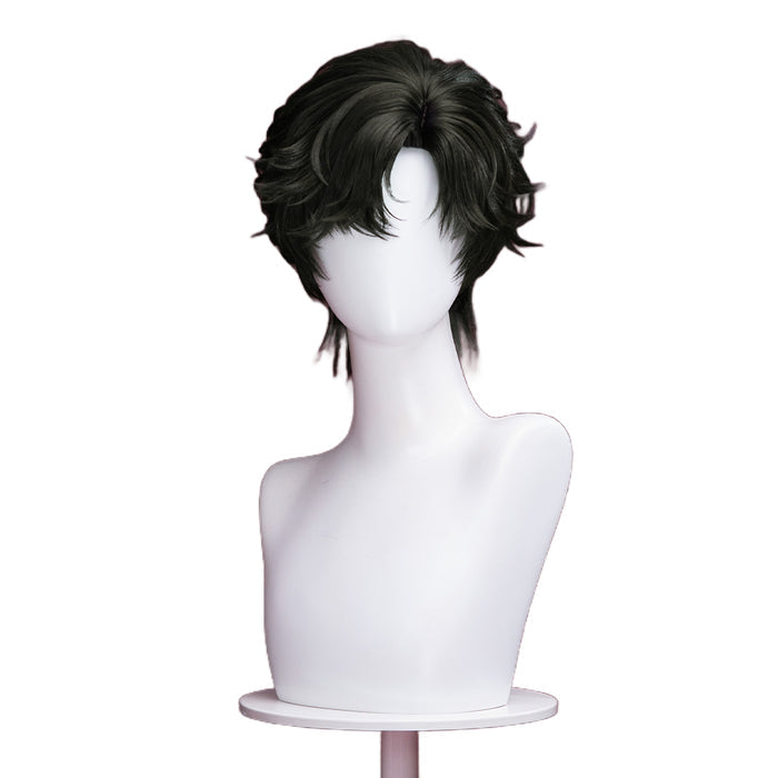 【Ready For Ship】DokiDoki Game Lord of the Mysteries Cosplay Klein Moretti Black Short Curly Wig
