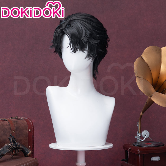 【Ready For Ship】DokiDoki Game Lord of the Mysteries Cosplay Klein Moretti Black Short Curly Wig