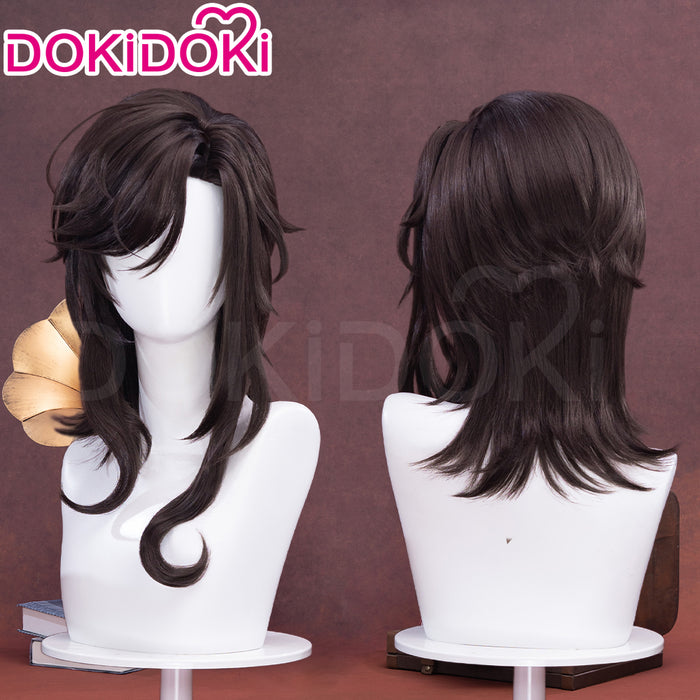 【Ready For Ship】DokiDoki Game Lord of the Mysteries Cosplay Leonard Mitchell Black Long Curly Wig