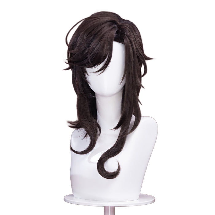 【Ready For Ship】DokiDoki Game Lord of the Mysteries Cosplay Leonard Mitchell Black Long Curly Wig
