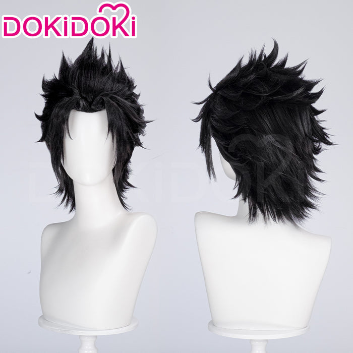 【Ready For Ship】DokiDoki Game Straight Black Hair Cosplay Wig