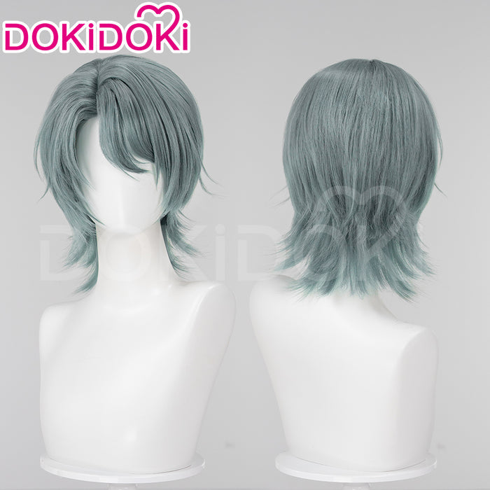 【Ready For Ship】DokiDoki Game Tou Qi Cosplay Liu Qingcheng Wig Short Hair Liu Qing Cheng