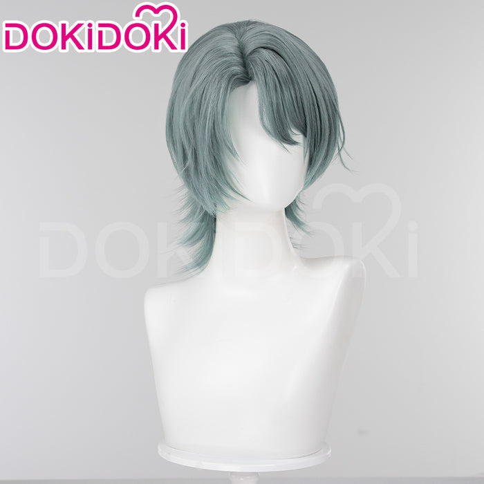 【Ready For Ship】DokiDoki Game Tou Qi Cosplay Liu Qingcheng Wig Short Hair Liu Qing Cheng