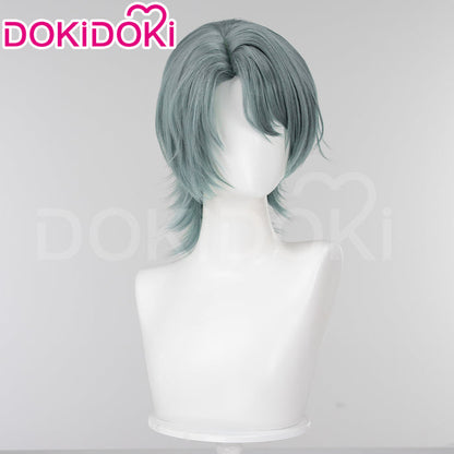 【Ready For Ship】DokiDoki Game Tou Qi Cosplay Liu Qingcheng Wig Short Hair Liu Qing Cheng