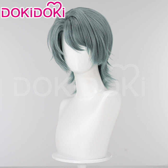 【Ready For Ship】DokiDoki Game Tou Qi Cosplay Liu Qingcheng Wig Short Hair Liu Qing Cheng