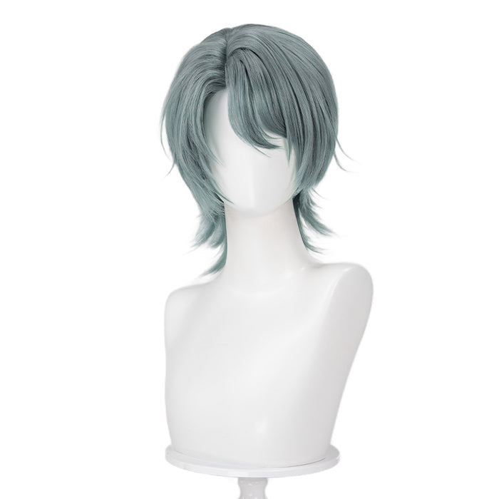 【Ready For Ship】DokiDoki Game Tou Qi Cosplay Liu Qingcheng Wig Short Hair Liu Qing Cheng