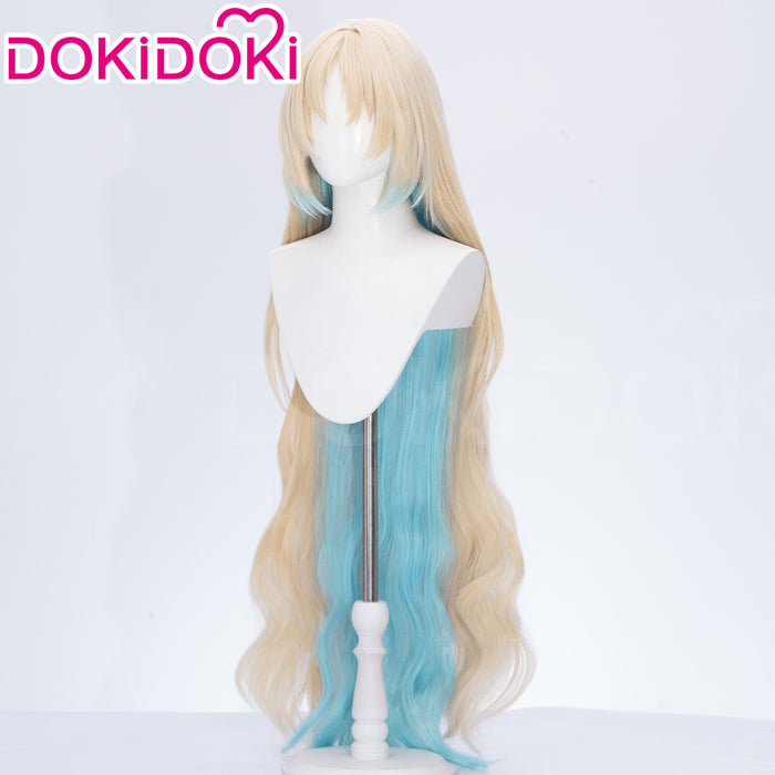 【Ready For Ship】DokiDoki Game Wuthering Waves Cosplay Fleurdelys Wig Long Curly Hair