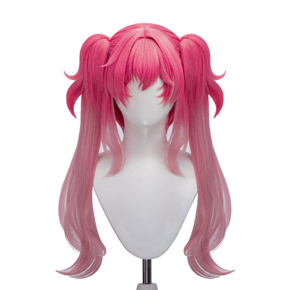 【Ready For Ship】DokiDoki Game Wuthering Waves Cosplay Lupa Wig Long Curly Pink Hair